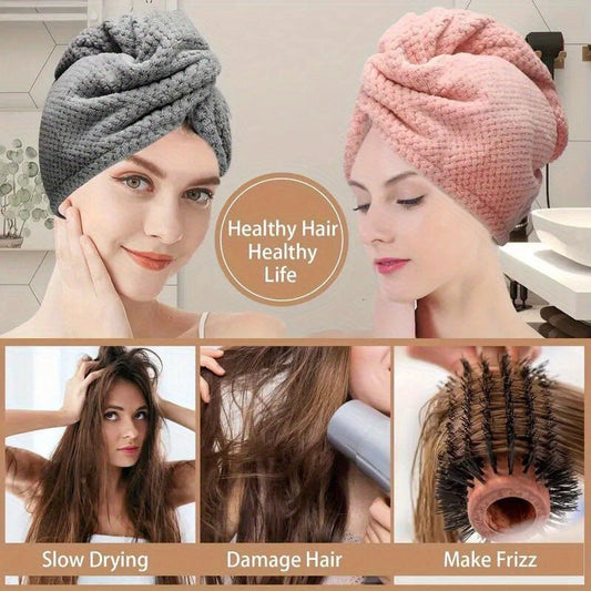 1pc Microfiber Hair Towel Wrap for Women - HazMarket