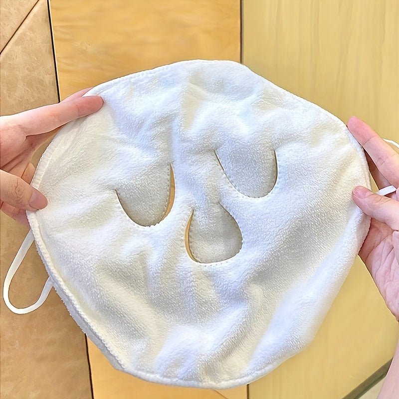 1pc Reusable Hot and Cold Facial Mask Towel for Skin Care - HazMarket