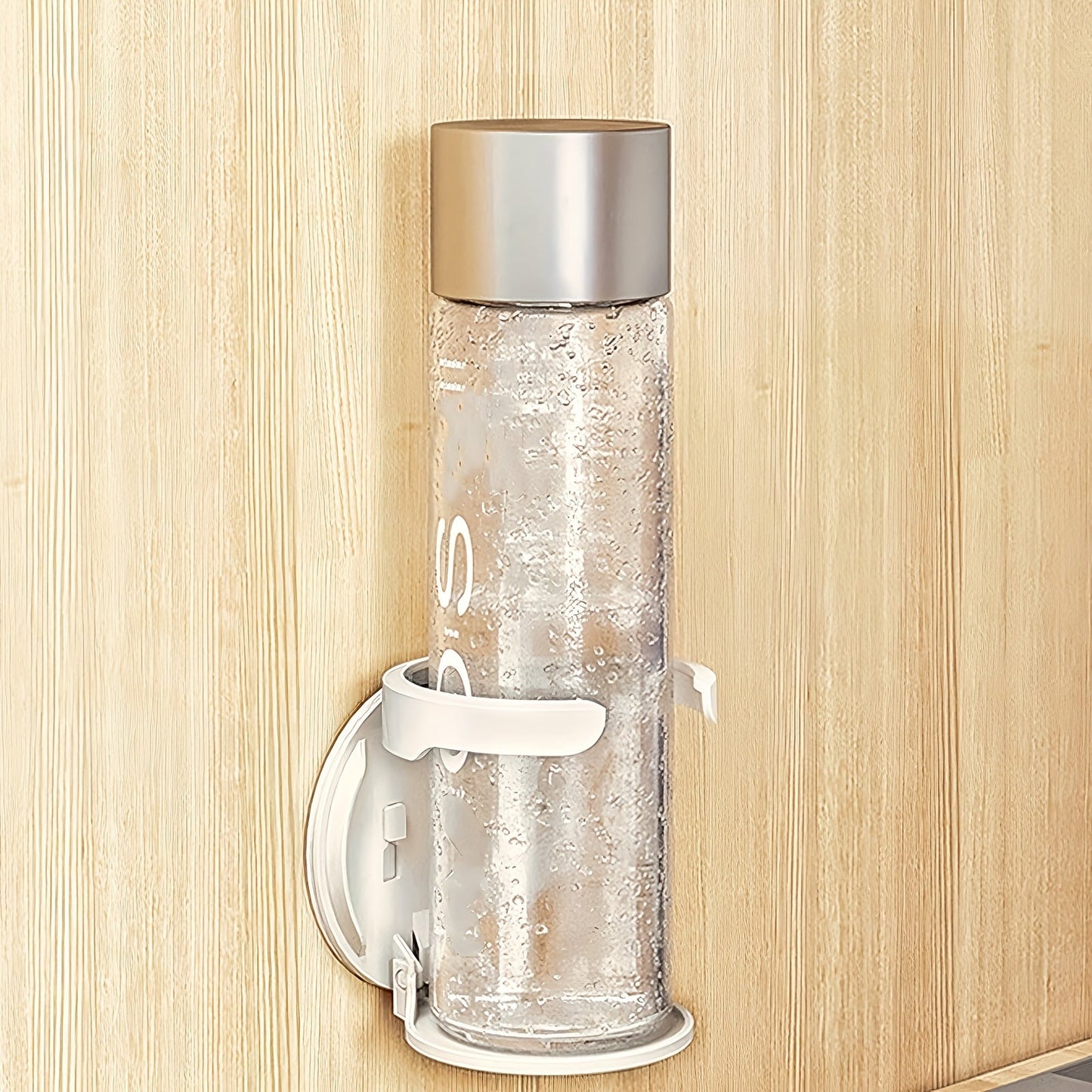 1pc White ABS Plastic Folding Cup Holder - HazMarket