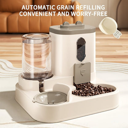 2 in 1 Food and Water Dispenser for Cats & Dogs - HazMarket