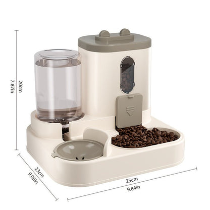 2 in 1 Food and Water Dispenser for Cats & Dogs - HazMarket