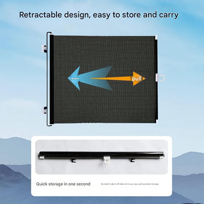 Expandable Indoor/Outdoor Barrier for Dogs & Cats