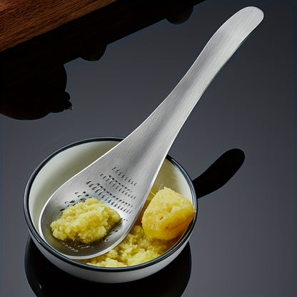 Stainless Steel Manual Garlic and Ginger Grinder Spoon
