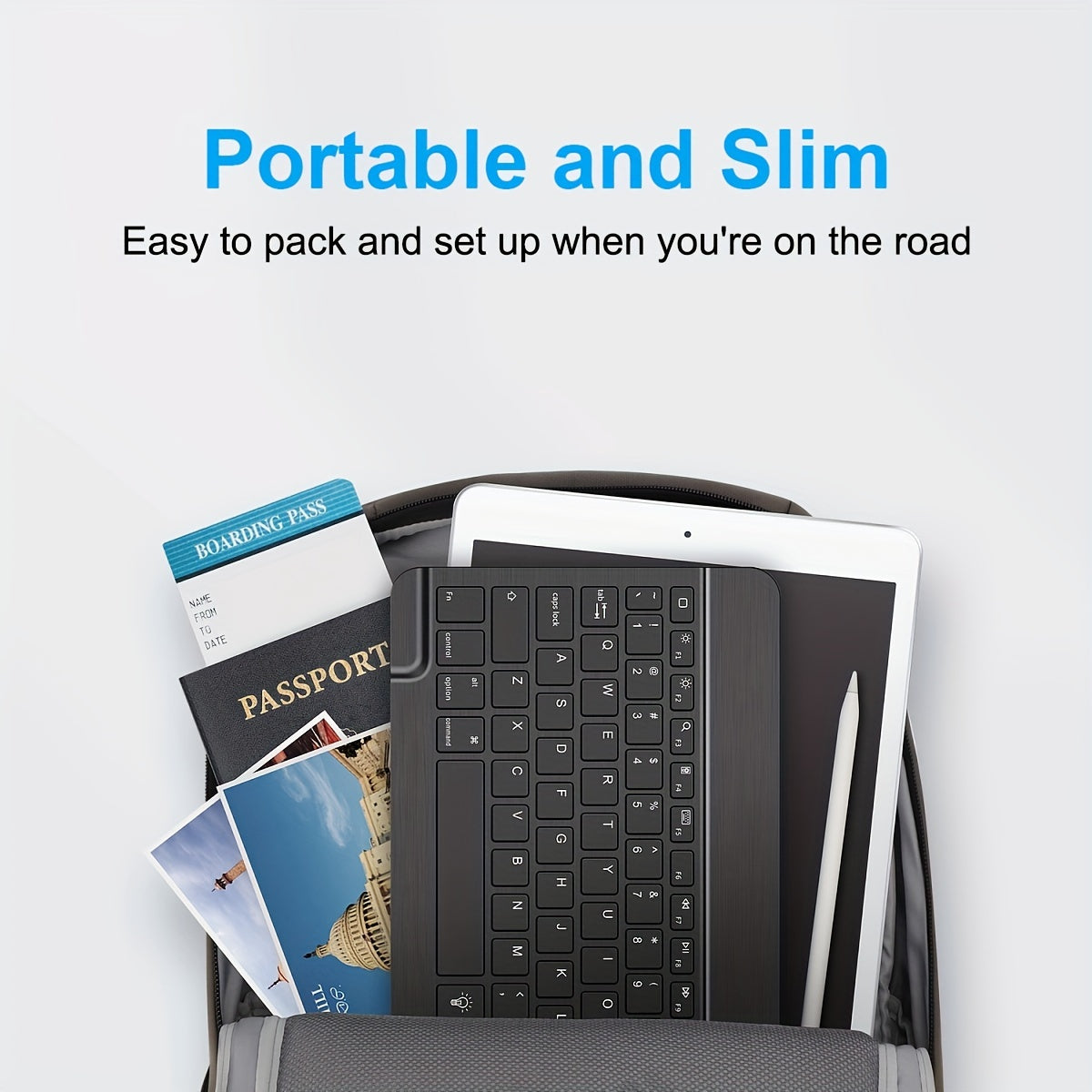 Portable Compact Wireless Keyboard