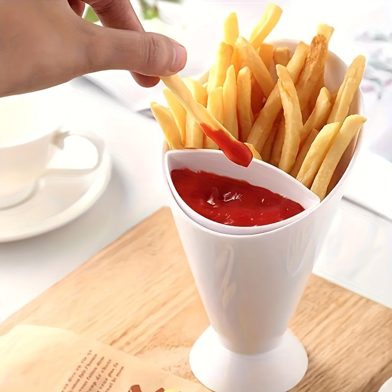 French Fries & Vegetable Salad Cup