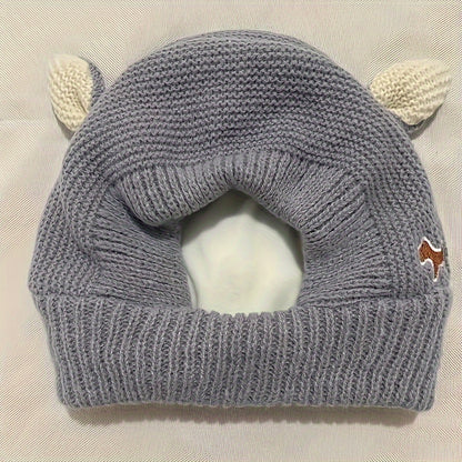 Warm Winter Knitted Cap for Dogs