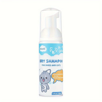 Pet Dry Shampoo Suitable for Cats and Dogs