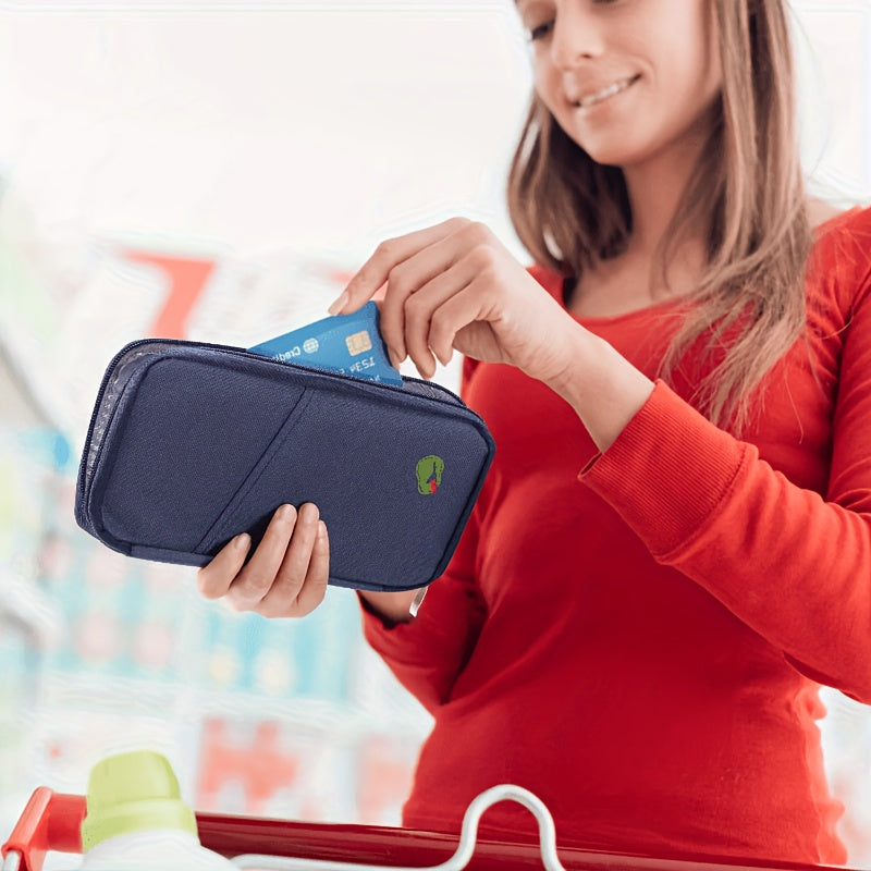 Multi-Compartment Passport Organizer