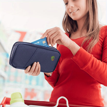 Multi-Compartment Passport Organizer