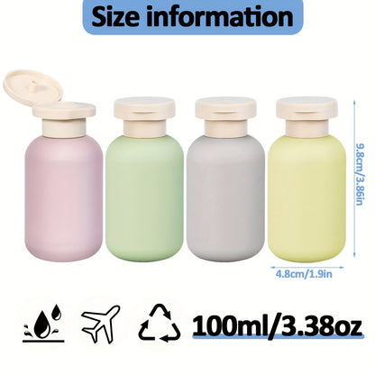 4pcs Travel Squeeze Bottle Set