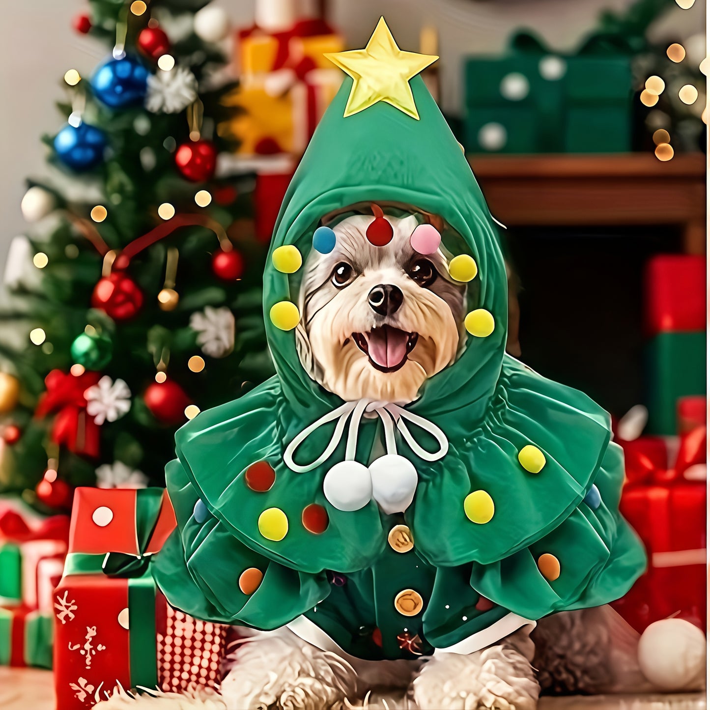 Christmas Tree Pet Costume