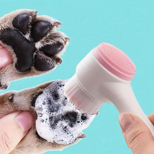 Pet Paw Cleaner and Massage Brush