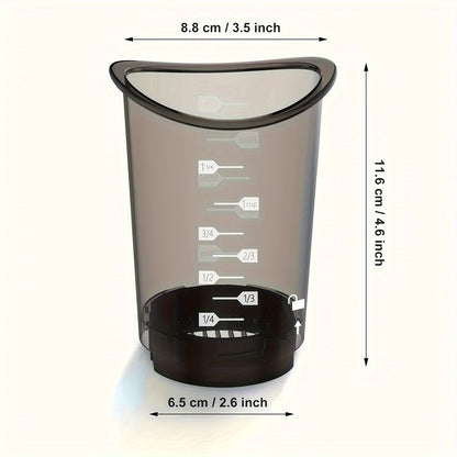 Heavy-Duty Manual Vegetable Chopper with Built-in Measurement Cup