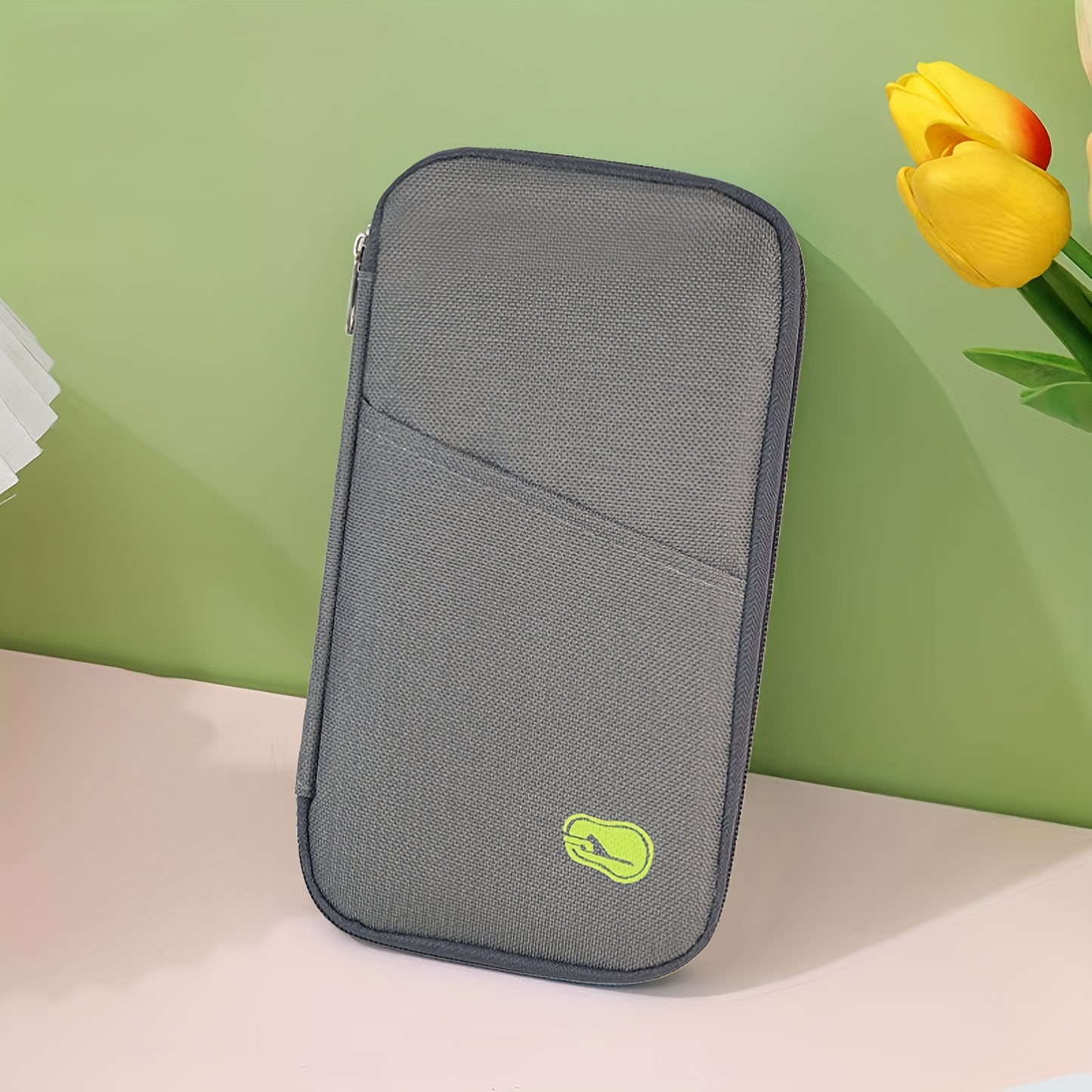 Multi-Compartment Passport Organizer