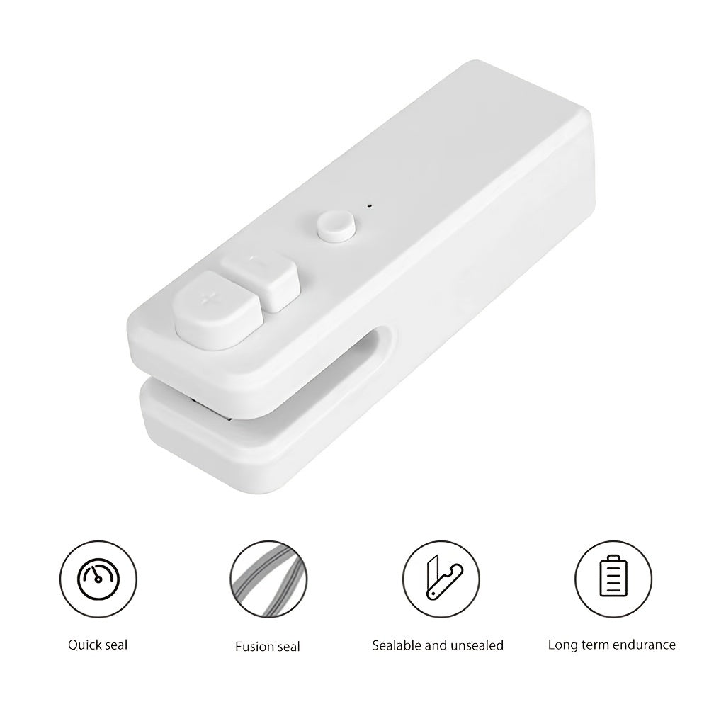 2 IN 1 Portable Handheld Heat Seal And Cutter