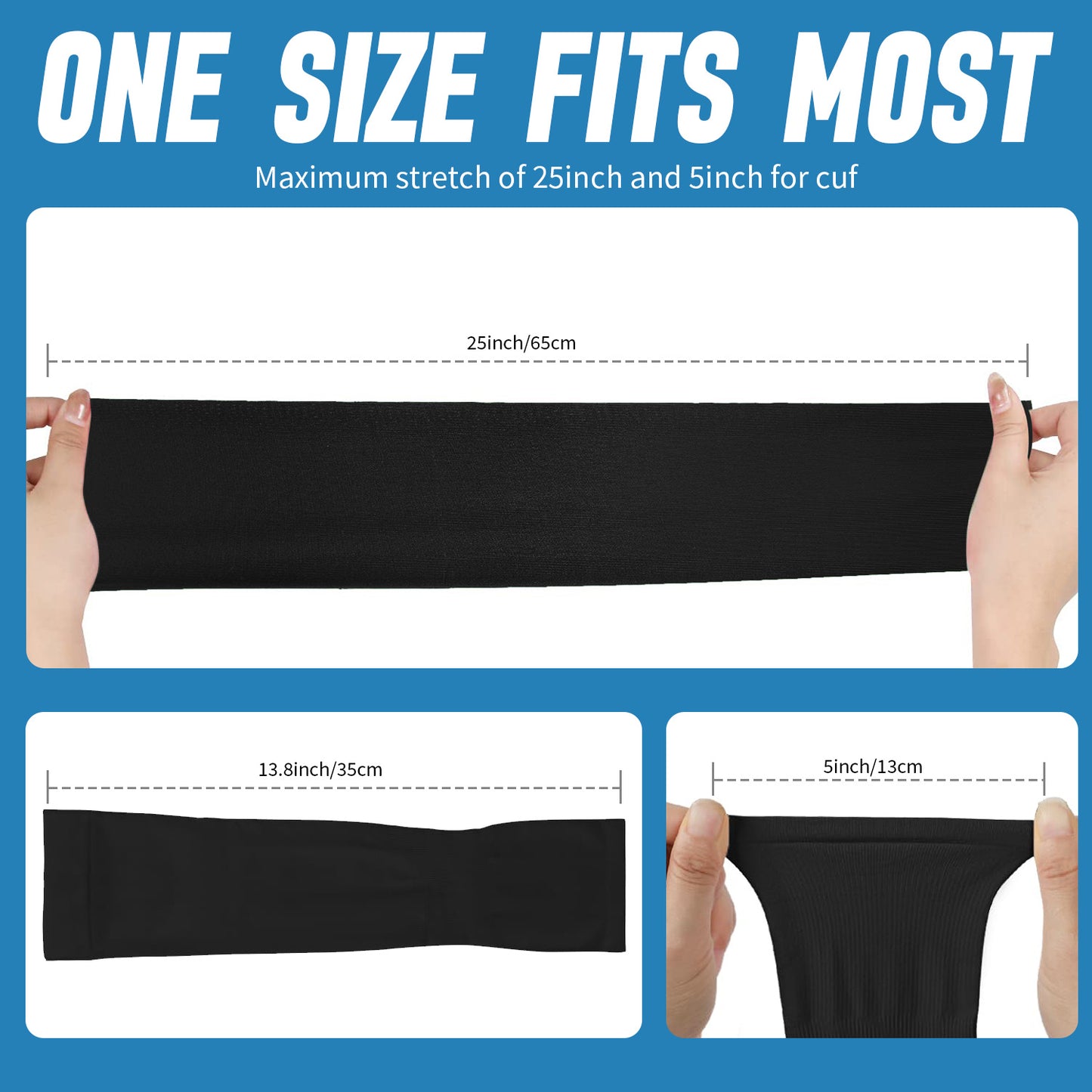 8 Pairs Cooling Arm Sleeve Compression for Men & Women