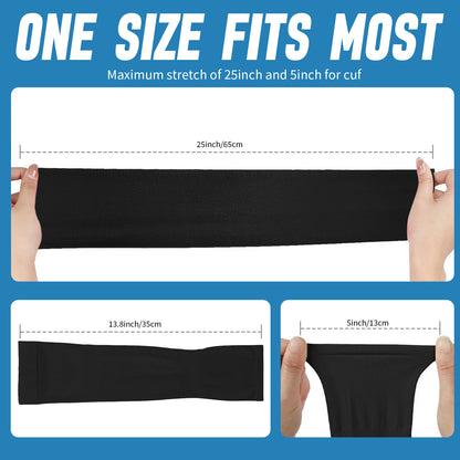 8 Pairs Cooling Arm Sleeve Compression for Men & Women