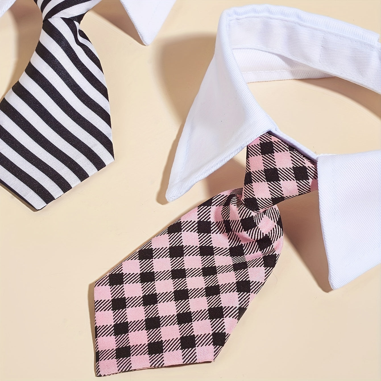 Stylish Adjustable Necktie Collar for Dogs and Cats