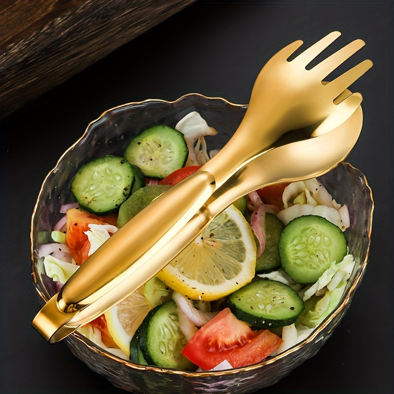 Elegant Stainless Steel Serving Tongs