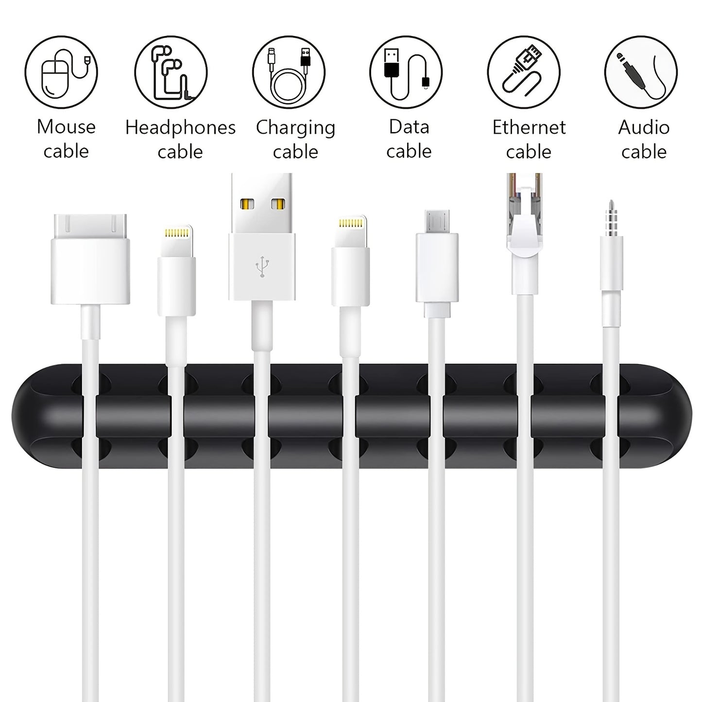 Desk Silicone Cable organizer
