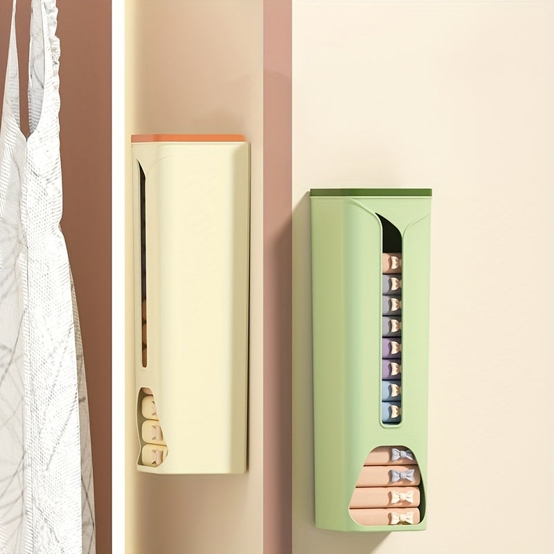 3pcs Wall-Mounted Underwear & Sock Organizer
