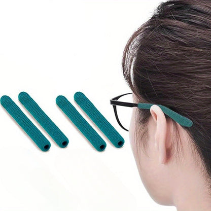 4pcs Anti-Slip Elastic Eyeglass Ear Pads