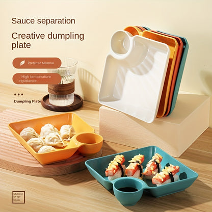 2pcs Plastic Food Serving Plates