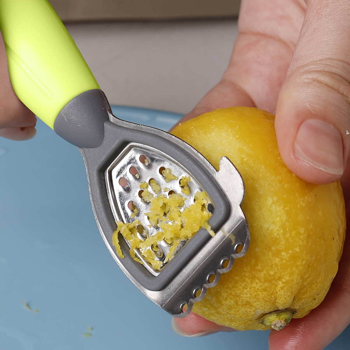 Stainless Steel Dual-Head Lemon Squeezer & Grater