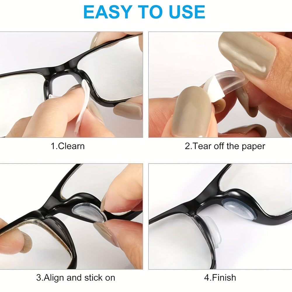 Anti-Slip Nose Pads for Plastic Frames