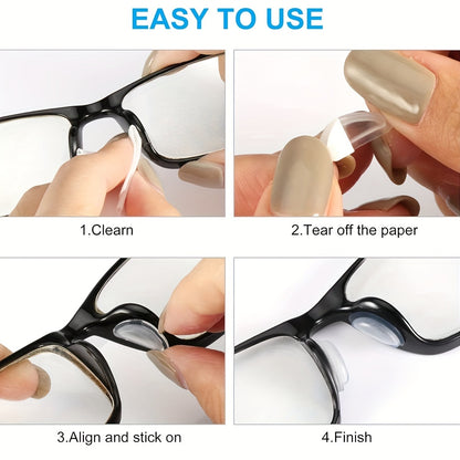Anti-Slip Nose Pads for Plastic Frames