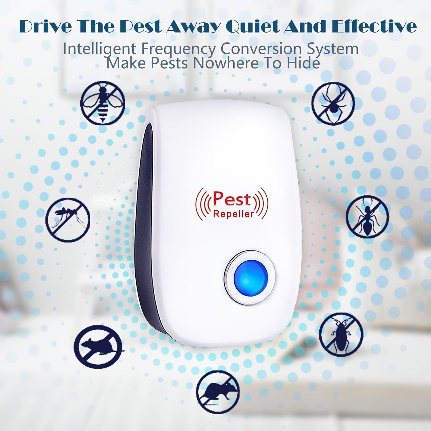 2pcs Soundwave technology Pest Repeller - Indoor Insect & Rodent Control - HazMarket