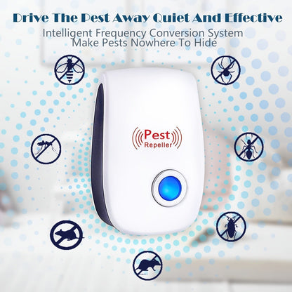 2pcs Soundwave technology Pest Repeller - Indoor Insect & Rodent Control - HazMarket