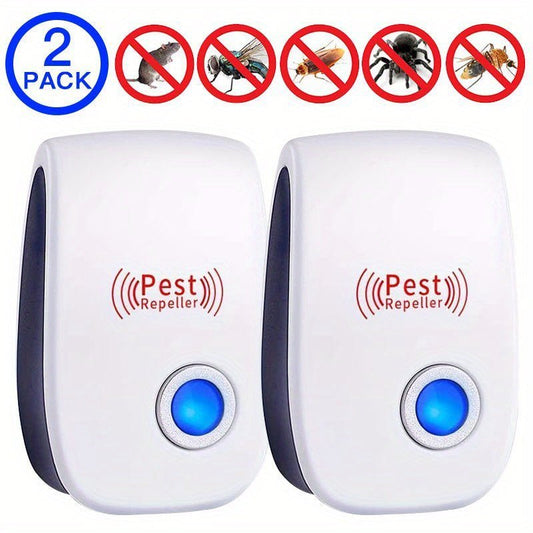 2pcs Soundwave technology Pest Repeller - Indoor Insect & Rodent Control - HazMarket