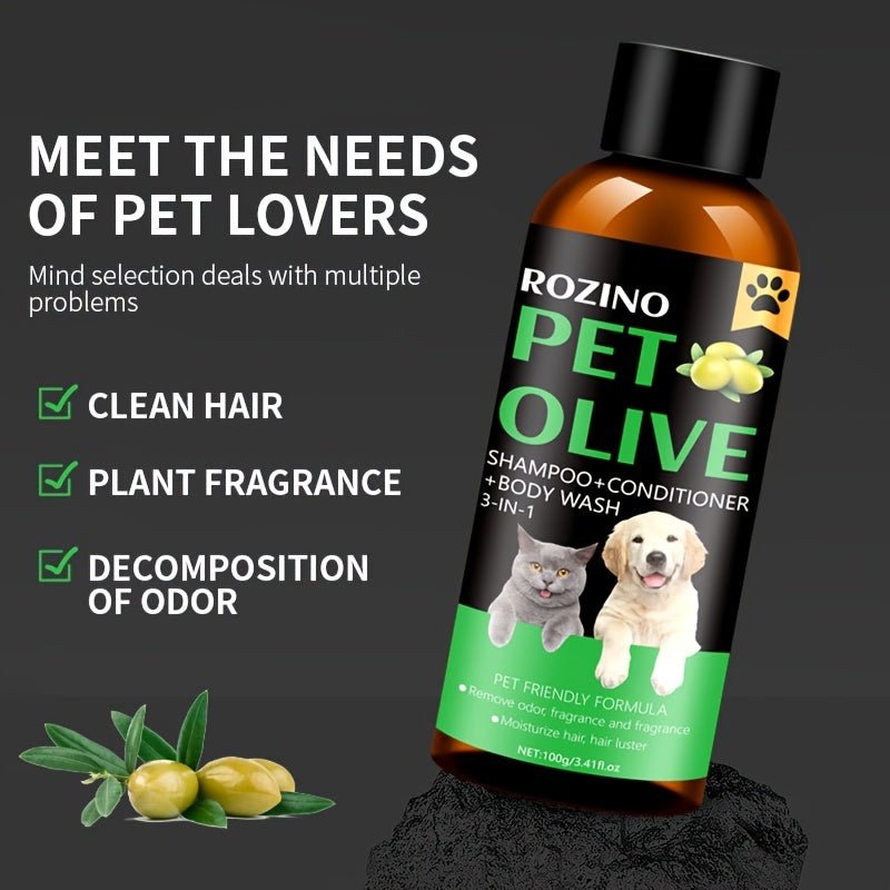 3 - in - 1 Pet Grooming Shampoo & Conditioner - HazMarket