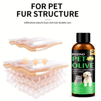 3 - in - 1 Pet Grooming Shampoo & Conditioner - HazMarket