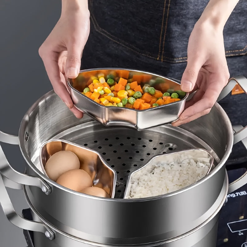 3-Piece Stainless Steel Steamer Set