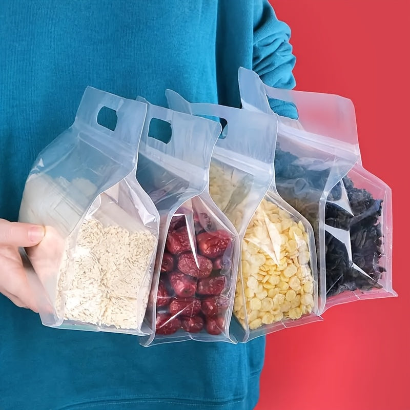 10pcs Reusable Self-Sealing Leak-Resistant Food Storage Bag