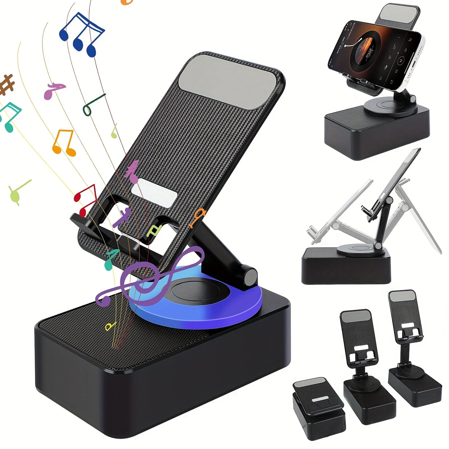 Wireless Speaker with Phone Holder
