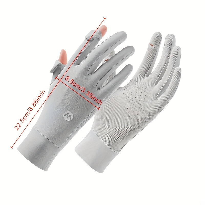 2 Pairs Women's Lightweight Stretch Gloves