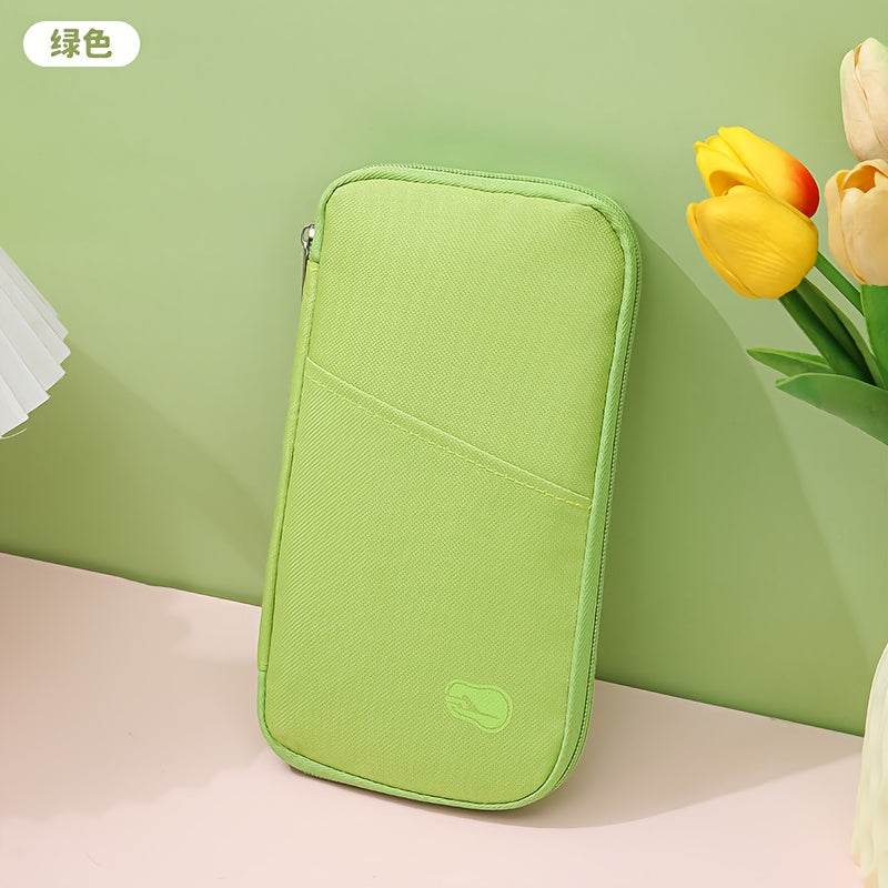 Multi-Compartment Passport Organizer