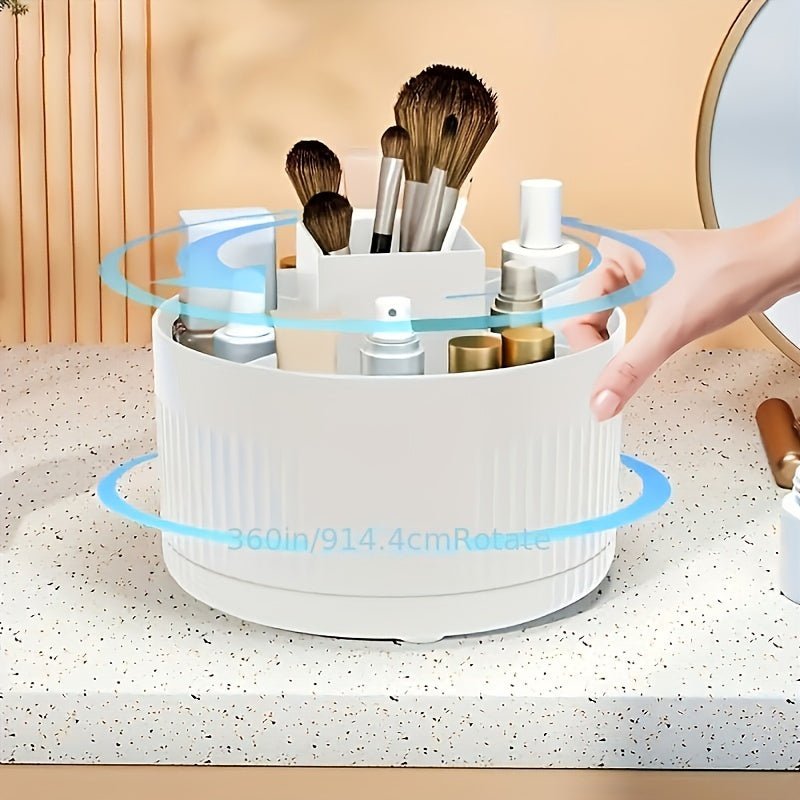 360 - Degree Rotating Makeup Organizer - HazMarket