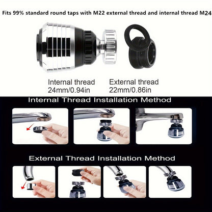 360 Degree Rotating Water Saving Faucet - HazMarket
