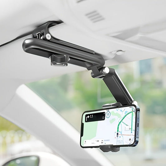 360° Rotatable Car Sun Visor Smartphone Mount and Dashboard Compatible - HazMarket