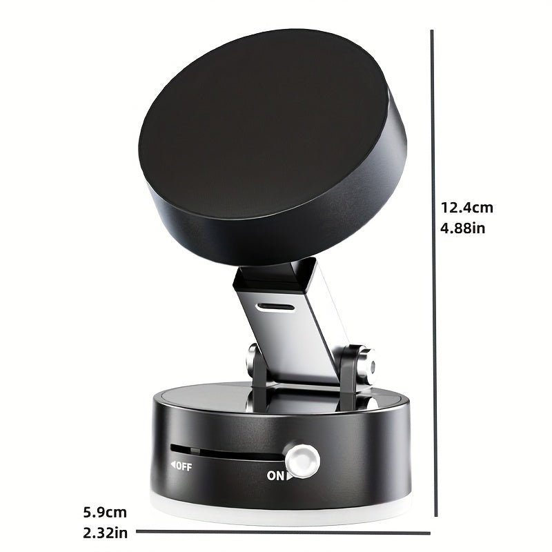 360° Rotatable Magnetic Phone Mount with Strong Vacuum Suction - HazMarket