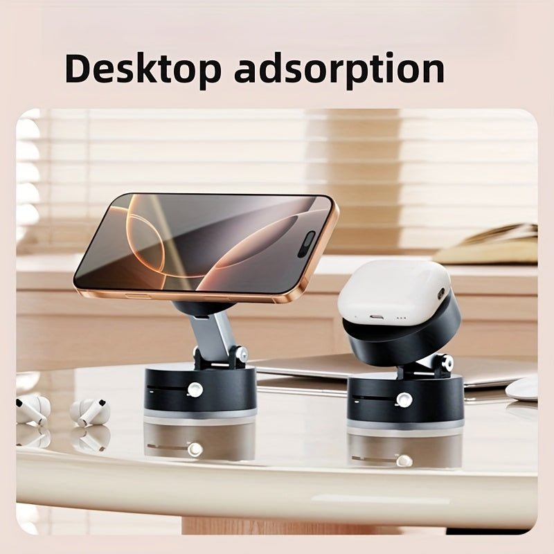 360° Rotatable Magnetic Phone Mount with Strong Vacuum Suction - HazMarket