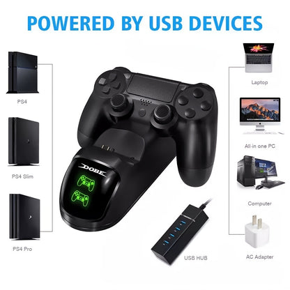 Dual Charging Dock for PS4 Wireless Controller