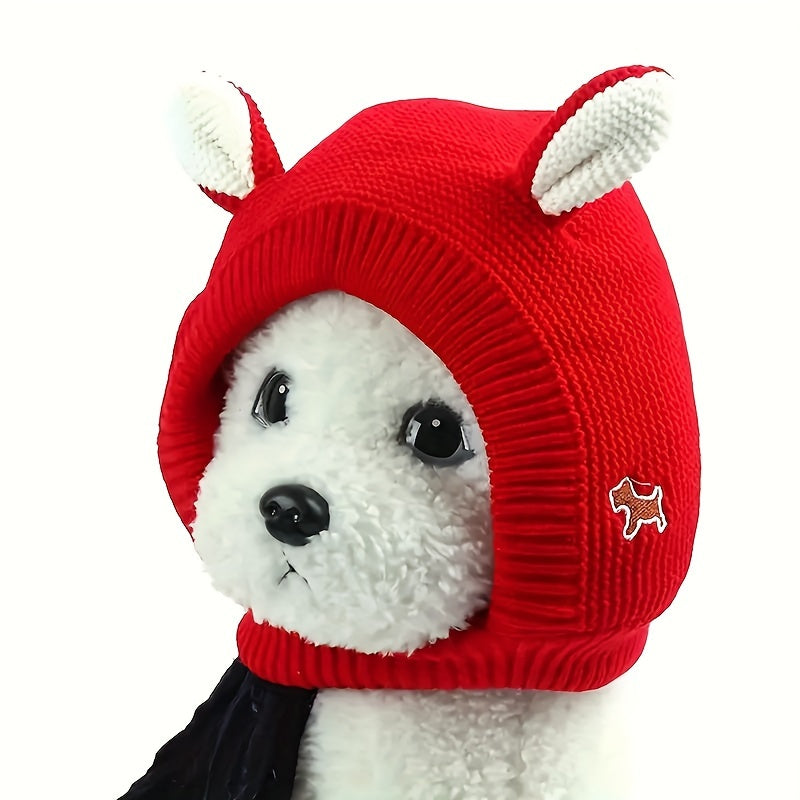 Warm Winter Knitted Cap for Dogs
