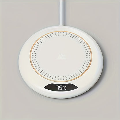 Smart Electric Hot Cup Warmer with USB-Powered Pad