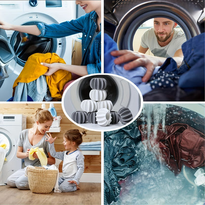 Anti-Tangle Soft Washing Machine Balls for Wrinkle-Free Clothes