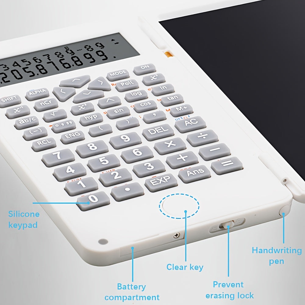 Scientific Calculator with 6-inch LCD Writing Board with Stylus